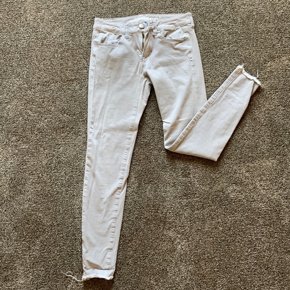Light Grey Jeggings from American Eagle